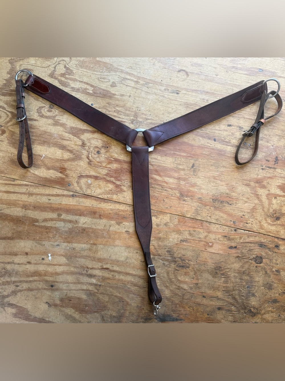 Western leather breastplate